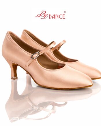 BD dance shoes 137A Style - Satin 1#Tan