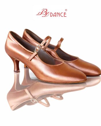 BD dance shoes Style 137 - Satin 3#Tan
